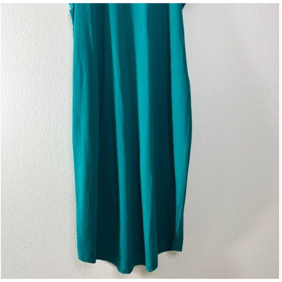 Universal Standard Cai High Neck Tank Midi Dress 2XS 2 4 NWT Teal Blue Green - Picture 4 of 5